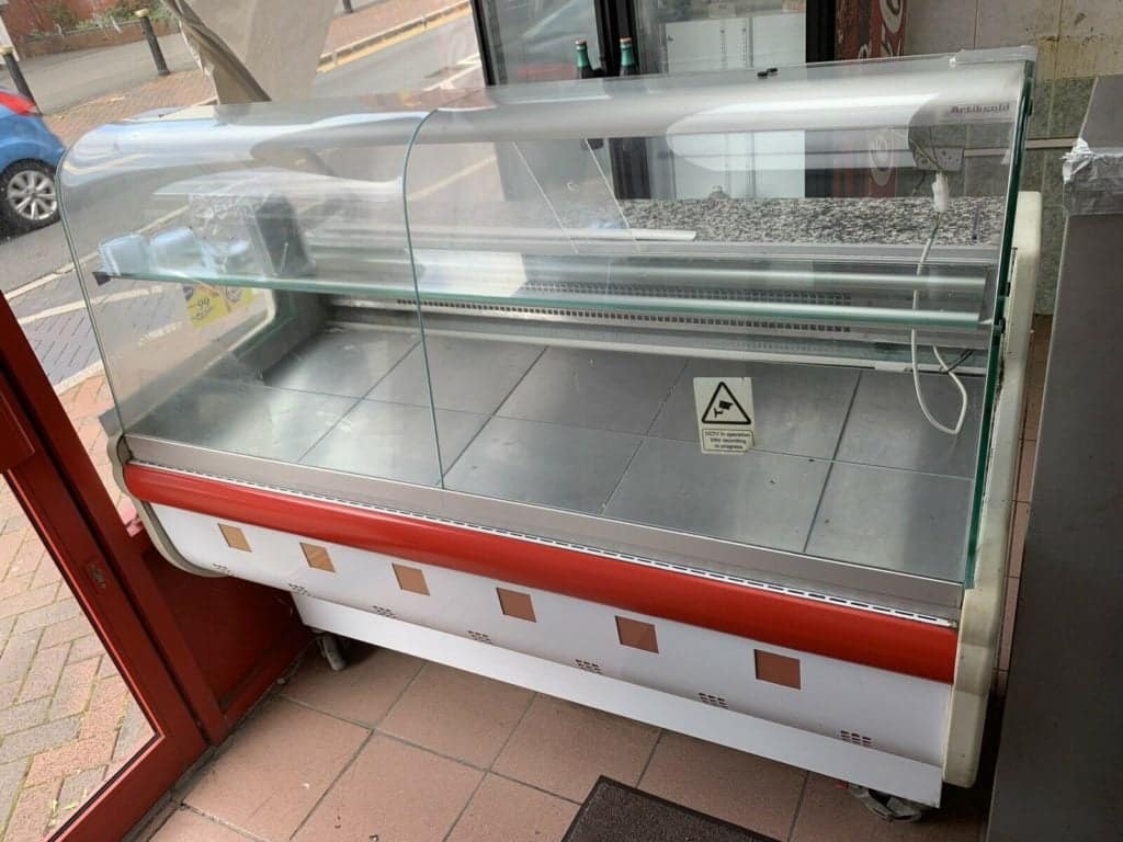 Over Counter Fridge Shop Display Unit