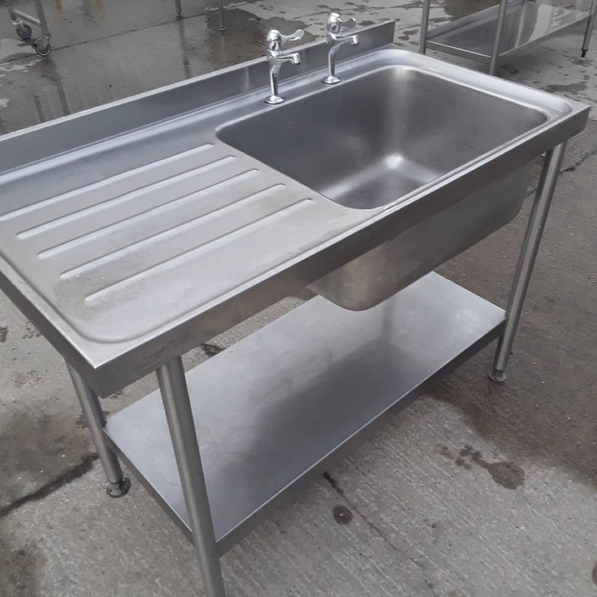 Used Stainless Steel Single Bowl Sink